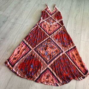 Free People Intimately Free Stevie Scarf Print Maxi Dress size m